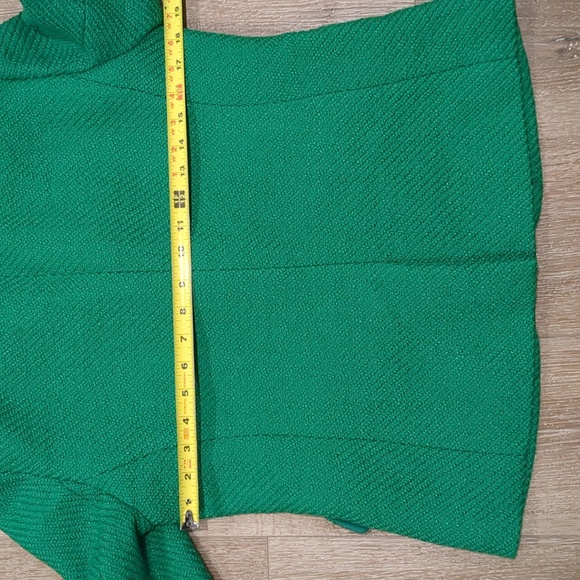 J. Crew School Boy Blazer Picnic Tweed Kelly Green Size 8 - Picture 15 of 17